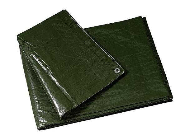 Presenning - 2x3m Polyetylene - Mørk Grønn - 130g/m² 